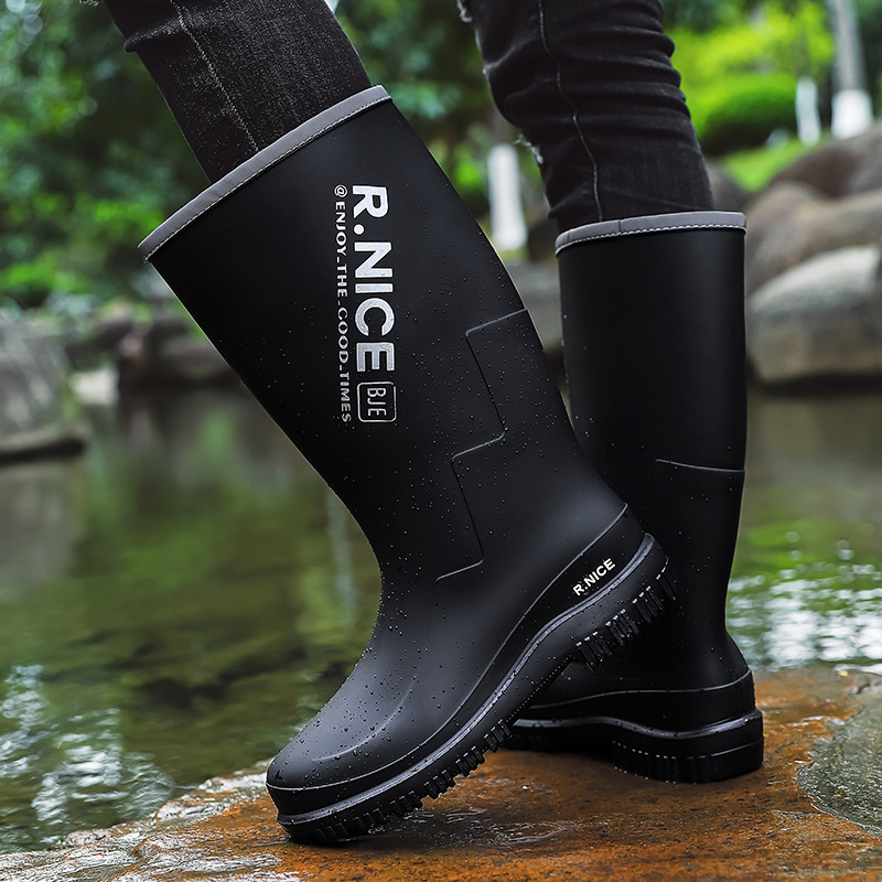 Men's outdoor rain shoes High‑ - Fishing Boots ulasan dan harga