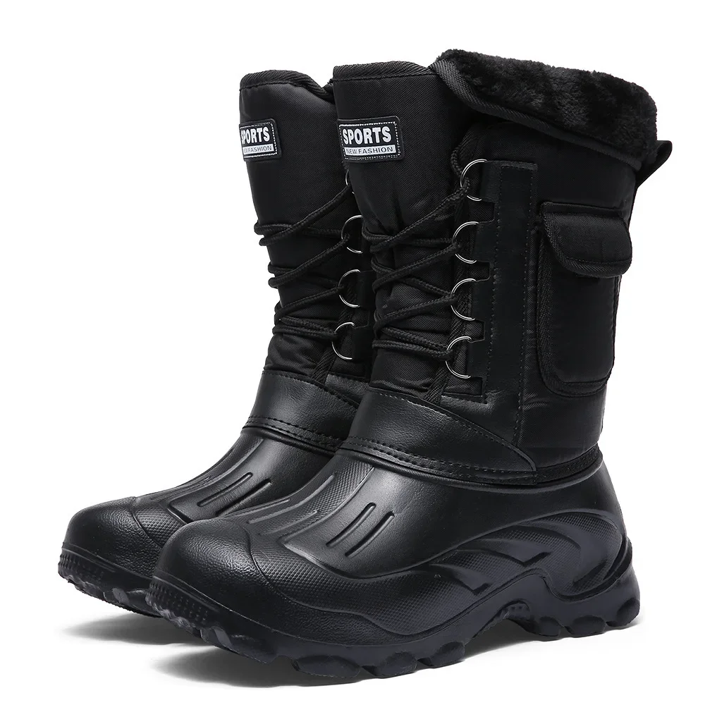 Men Winter Snow Boots Outdoor  - Fishing Boots ulasan dan harga