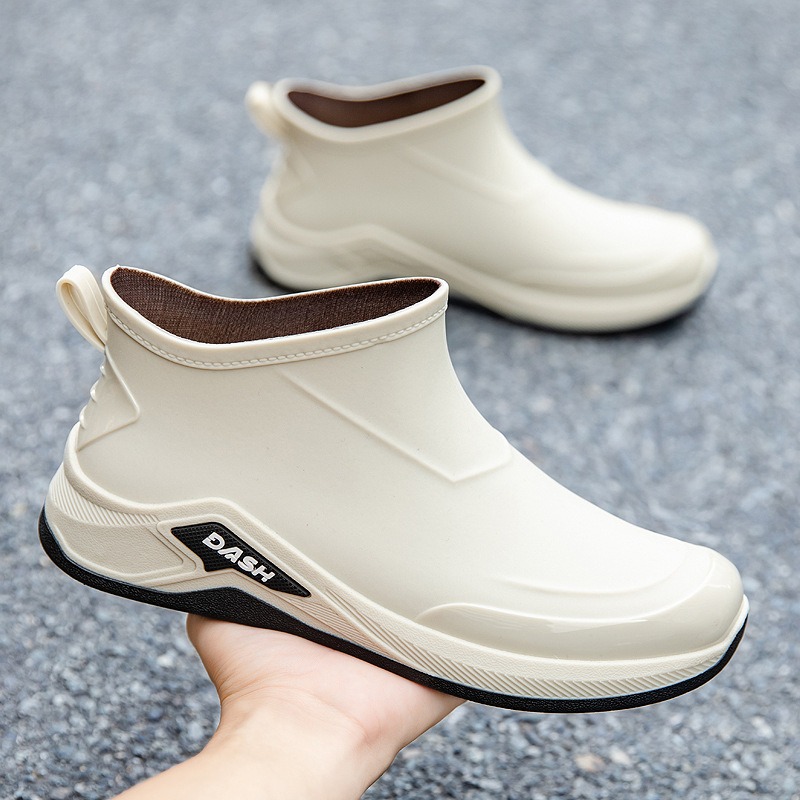 Men's Rain Shoes Waterproof Wo - Fishing Boots ulasan dan harga